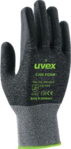 uvex Schutzhandschuh C300 foam schwarz Gr. 10