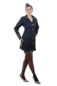 Kostüm Stewardess Flugbegleiterin Stewardesskostüm 34 - 44, Größe:42/44