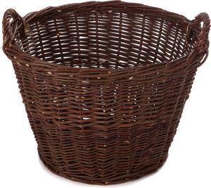 Weidenkorb Korb Holzkorb Kartoffelkorb Kaminholzkorb Obstkorb Kiepe Erntekorb 60cm