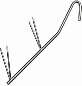 5 Räucherhaken V-Räucherhaken 17cm