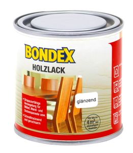 Bondex Holzlack glänzend 0,25L Klarlack Holz Lack Möbellack Versiegelung innen