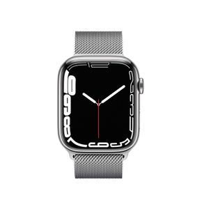 Apple Watch Series 7 Edelstahl 41mm Cellular Silber (Milanaise silber) *NEW*