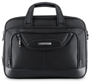 Zagatto Qualität ZG135 15,6 Zoll Notebooktasche Aktentasche Laptop-Tasche Schultasche laptoptasche Schwarz Schutztasche sleeve