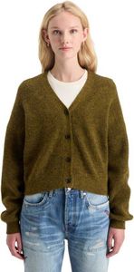 Scotch & Soda Fuzzy Relaxed Strickjacke Grün S Frau Grün S