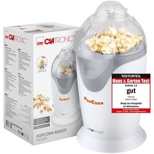 Clatronic Popcornmaschine | schnelle Zubereitung | Popcorn in 2 Min. | ohne Fett | inkl. Schale | Popcorn Maschine | Popcorn Maker | PM 3635 Clatronic Popcornmaschine | schnelle Zubereitung | Popcorn in 2 Min. | ohne Fett | inkl. Schale | Popcorn Maschine | Popcorn Maker | PM 3635