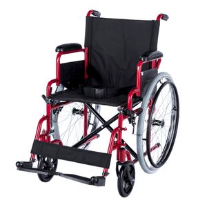 Romed Manueller Rollstuhl "Dynamic" Sitzbreite 46 cm faltbar (rot)