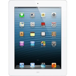 Apple iPadMD526FD/A 24,6 cm (9,7 Zoll) (IPS-Technologie (In-Plane-Switching), Retina-Display) 32 GB Tablet-PC - Apple A6X Prozessor - Weiß - iOS 6 - Multi-Touch 2048 x 1536 Display - Bluetooth - LED Hintergrundbeleuchtung - Slate