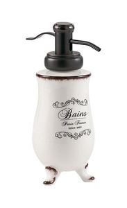 AMELIE Stehender Seifenspender, 230ml, Keramik