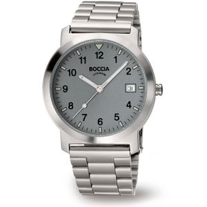 Boccia Herren Quarz Titan Armbanduhr aus Titan - 3630-02