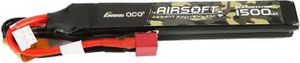 Gens Ace Akku, 25C, 1500mAh, 2S1P, 7,4V, Nunchuck 2X Airsoft Gun Lipo Akku mit T-Stecker