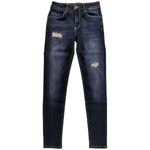 SAM Damen Skinny Jeanshose Dark Blue 5-Pocket Jeans, Größe:31/32
