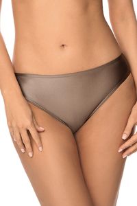 Vivisence dame slip musterlos glatt normaler bund setteil eu  3221m, braun, 42