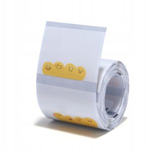 .NIIMBOT Etykiety Naklejki 41x31mm OKRĄGŁE TRANSPARENT 220szt do B21/B3S/B1