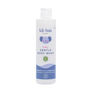 kii-baa® organic Natürliches Baby-Dusch- und Badegel 250ml mit Probiotika und Präbiotika