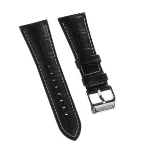 Festina Herren Uhrenarmband 28mm Leder-Band schwarz für Festina UFA16235/S