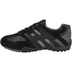 Geox Respira Uomo Snake K Herren Sneakers Halbschuhe U4207K C9999 Black Schwarz, Größe:EU 45 - UK 10.5 - 30 cm, Farbe:Schwarztöne