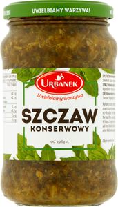Urbanek konzervovaný šťaveľ 350 G