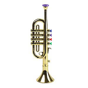 Trompete 4 Töne Spielzeug Accessoire Instrument Kindertrompete