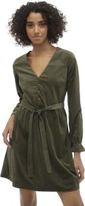 Vero Moda Linda Langarmkleid Grün XL Frau Grün XL