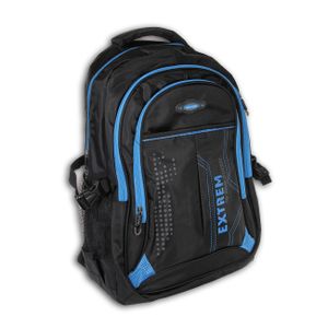 Bag Street Synthetik Rucksack Damen Herren Sporttasche schwarz blau OTJ605B