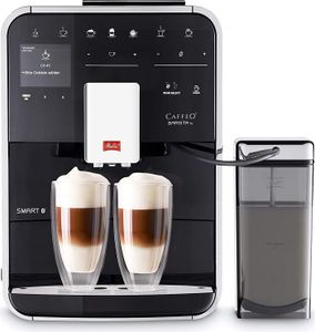 Melitta F850-101/102 Caffeo Barista TS Smart Vollautomatische Espressomaschine, Kunststoffgehäuse, Integriertes Mahlwerk, Milchaufschäumer, Wasserfilter, Smartphone-Steuerung