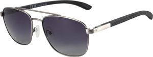 Sonnenbrille Retro Holz Metall Polarisiert UV 400-Schutz