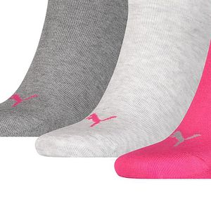 Puma Unisex Sneakersocken für Erwachsene, 3er-Pack RD266 (35-38 EU) (Pink)