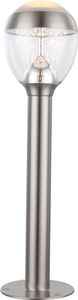LED Stehleuchte, Außen, Edelstahl, klar, H 59 cm
