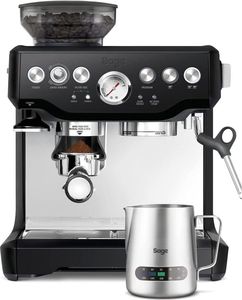 Sage Siebträgermaschine Espressomaschine,Espressokocher mit Milchsystem,Siebträger,Edelstahl, Siebträgermaschine,Kaffeemaschine,Kaffeevollautomat