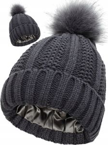 Wintermütze - Damen-Wintermütze - Bommel - Modern - Isoliert - Trendfarbe - Komfort Wintermütze - Damen-Wintermütze - Bommel - Modern - Isoliert - Trendfarbe - Komfort