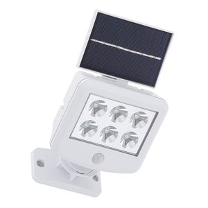 LED Solarleuchte, weiß, Bewegungsmelder, L 12,8 cm