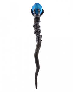 Magischer Zauberstab Serpenta mit blauem Stein