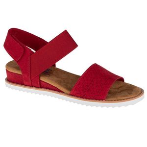 Skechers Damen Keil-Sandalen DESERT KISS Rot