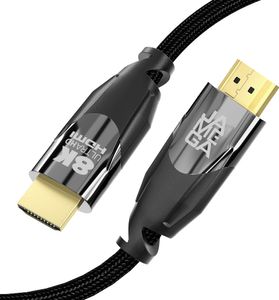 2.1 HDMI 8K Kabel Ultra HighSpeed 48Gbit/s eARC UHD HDTV HDR10+ PS5 Schwarz, 5m