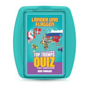 Top Trumps Quiz - Länder und Flaggen Quizspiel Gesellschaftsspiel Wissensspiel