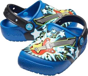 Crocs Fun Lab Guitar Clog Sandále Blue Jean 22-23 Crocs Fun Lab Guitar Clog Sandále Blue Jean 22-23