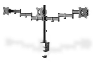 DIGITUS Dreifach Monitor Ständer mit Klemmbefestigung