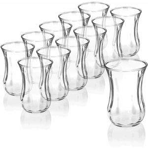 Pasabahce 42021 Türkische Teegläser Teeglas Tee Glas "Optik" (Tempo) 120ml