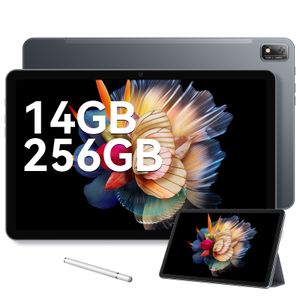 Blackview Tab 16 Tablet 11 palcov, 14(8+6) GB RAM + 256 GB ROM (1TB TF), Android 12, Octa-Core, 8MP+13MP, 7680mAh/4G LTE, rozpoznávanie tváre, sivý