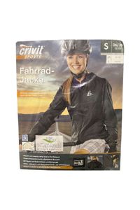 Crivit Sports Damen Fahrrad-Jacke Bequem und strapazierfähig Radsport Schwarz L