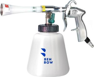 Benbow Classic 004, Druckluft Reinigungspistole, 6-9,2 Bar Druck, Behälter 1L, Autoaufbereitung, Schnelles Trocknen & Blasen