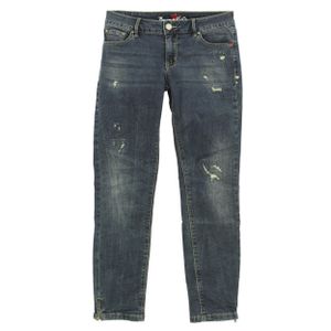 29927 Buena Vista, Italy 7/8 ,  7/8 Damen Jeans Hose, Stretchdenim, blue destroyed, S