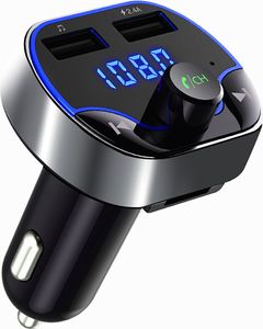 Sencor Bluetooth FM Transmitter für Auto - Kabelloses Streaming, USB-Anschluss - Unterstützt MP3/WMA/FLAC/WAV - Modell SWM 4545