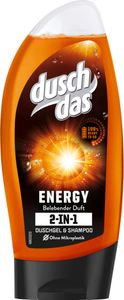 Duschdas Energy 2 in 1 Duschgel und Shampoo belebender Duft 250 ml