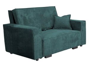 MIRJAN24 Schlafsofa Viva Star II, 2 Sitzer Polstersofa inkl. Kissen, mit Bettkasten und Schlaffunktion, Stilvoll Couch (Farbe: Poso 125)