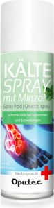 400ml Oputec Kältespray Eisspray Minze: Erste-Hilfe-Spray bei Sportverletzungen, Schmerzen und Schwellungen - Medizinisches Kühlspray für Erste-Hilfe-Set