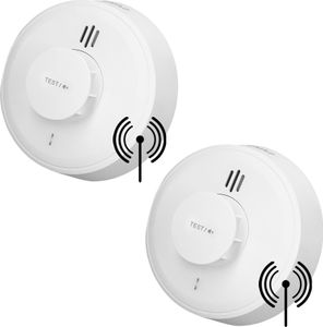 SAVS H10-W Drahtlos vernetzbarer Hitzemelder 2 Stück – 10-Jahres-Batterie – Küchenmelder – Optionales WLAN –  LinkSmart®