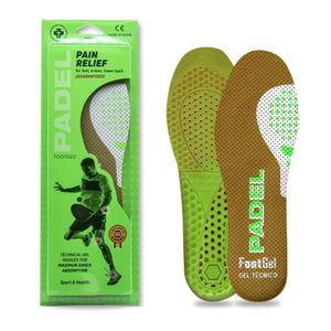 Footgel Padel Tennis Gel Insoles, Grösse:39-42