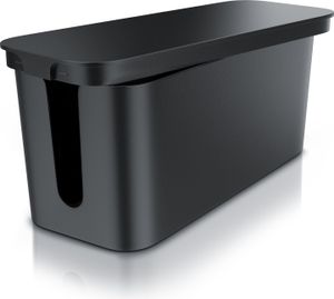 BEARWARE Kabelbox Kabelbox mit Gummifüßen Kabelmanagement / Kabelordner / Ladebox