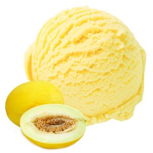 Honigmelone Geschmack Eispulver Vegan ohne Zucker Softeispulver 1:3